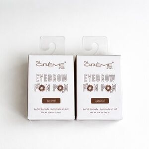 The Crème Shop Eyebrow Pom Pom Caramel - set of 2